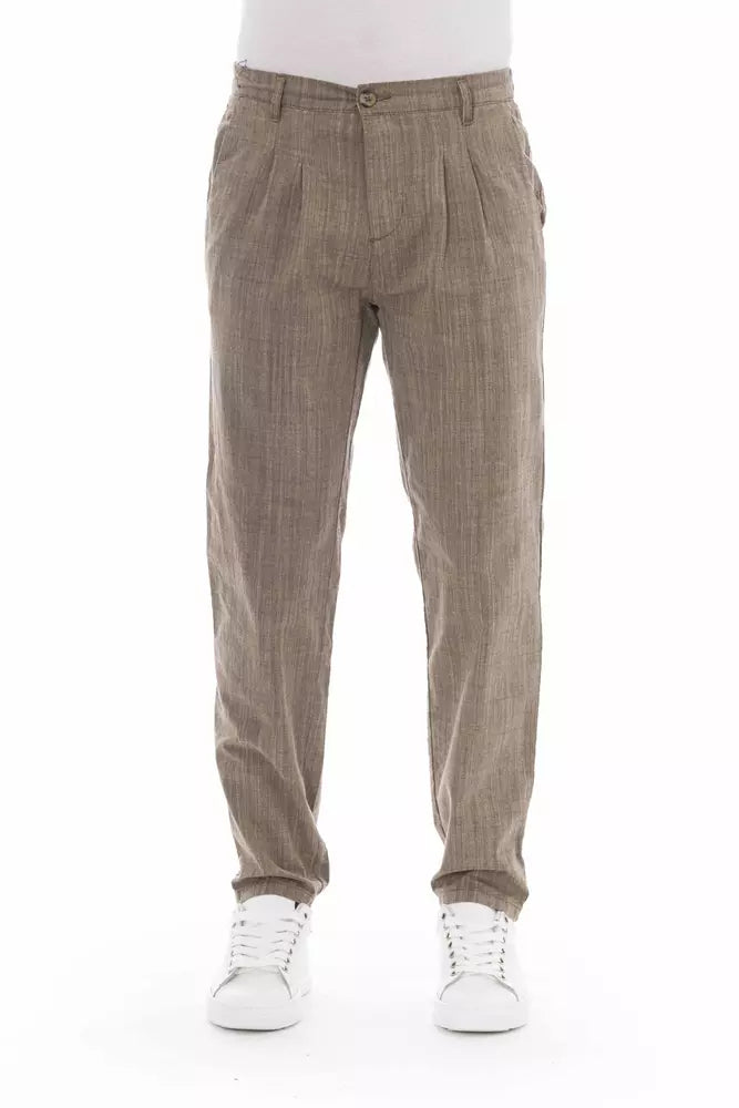 Baldinini Trend Pantalon chino beige élégant pour homme