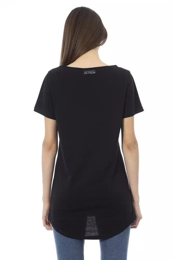 Trussardi Action T-shirt de créateur élégant à manches courtes