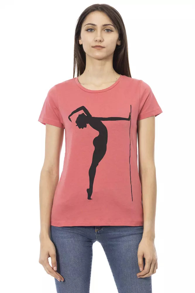 Trussardi Action Pink Cotton Women Top