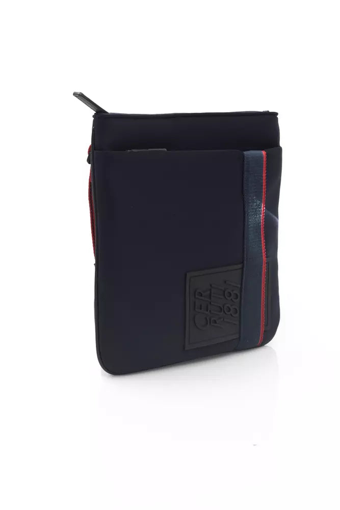 Cerruti 1881 Sac messager bleu élégant avec logo