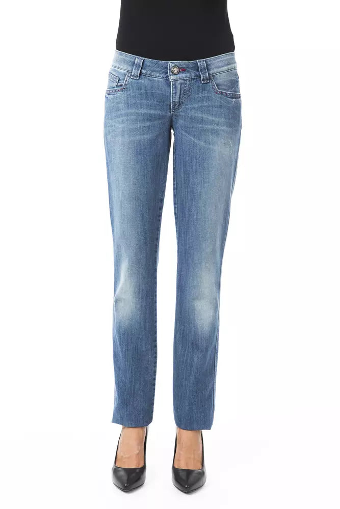 BYBLOS Chic Bleu Regular Fit Denim Élégance