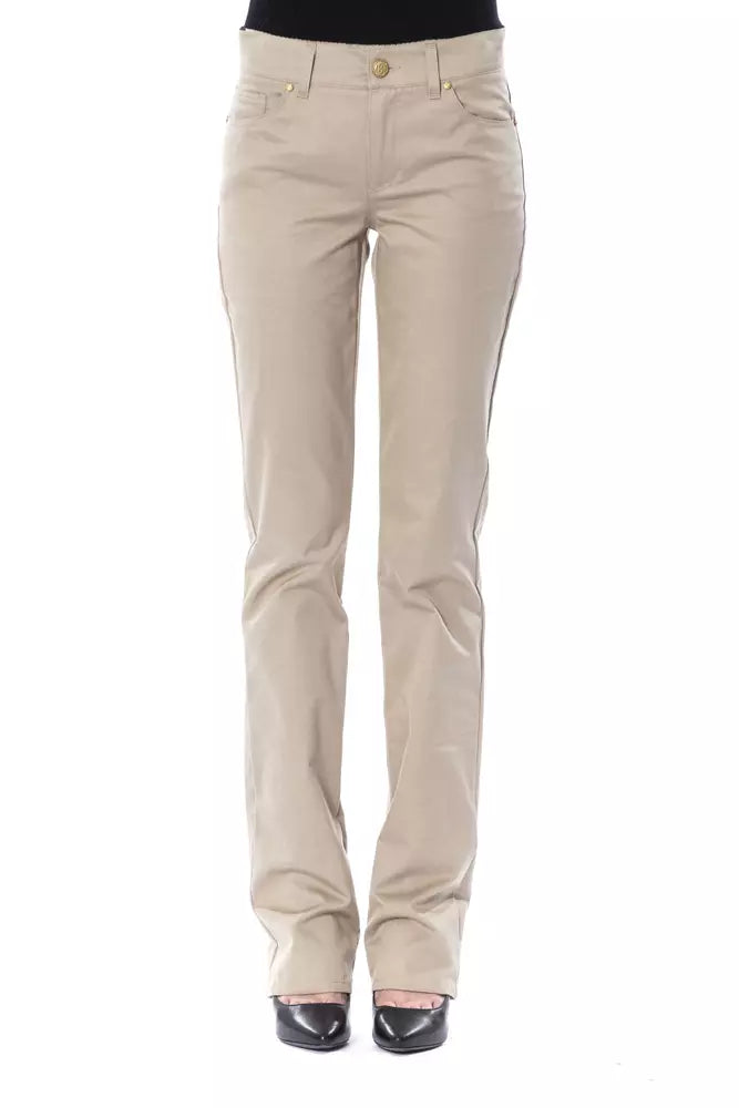 BYBLOS Pantalon élégant en coton beige