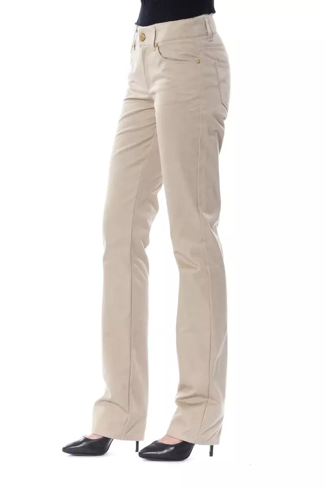 BYBLOS Pantalon élégant en coton beige