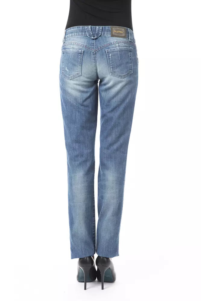 BYBLOS Chic Bleu Regular Fit Denim Élégance