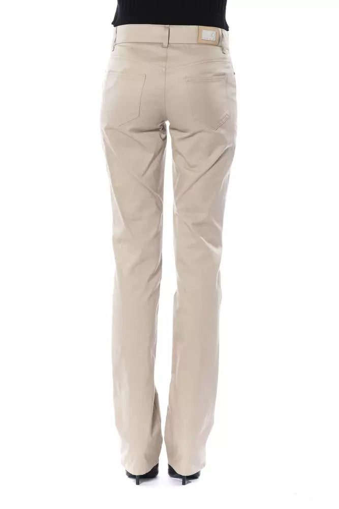 BYBLOS Pantalon élégant en coton beige