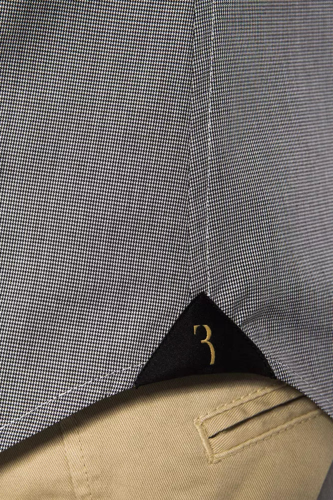 Chemise élégante en coton monogrammé Billionaire Italian Couture