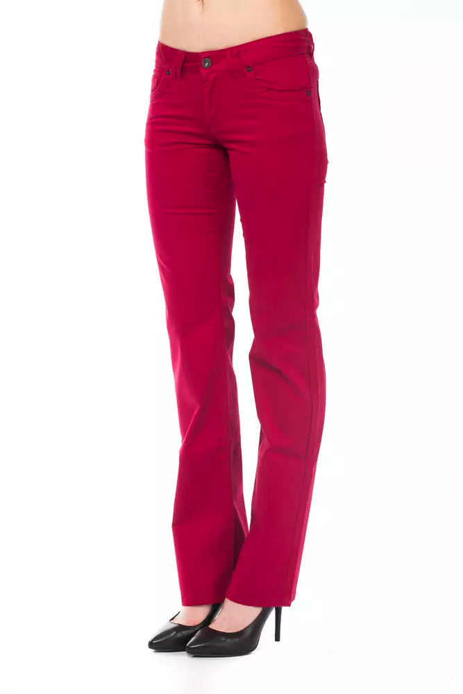 Ungaro Fever Ravishing Red Pantalon coupe classique avec détails chics