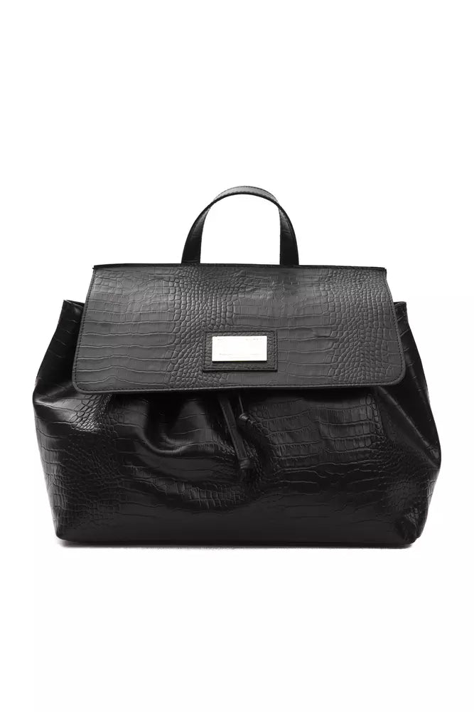 Sac Pompei Donatella Chic convertible en cuir à imprimé croco