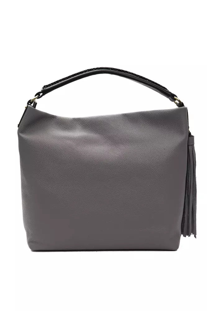 Sac à bandoulière Pompei Donatella Chic en cuir gris