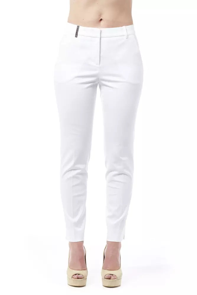 Pantalon cigarette taille haute Peserico Chic