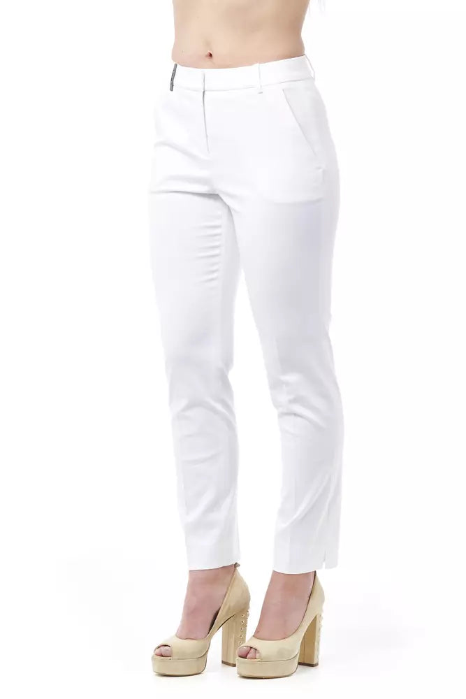 Pantalon cigarette taille haute Peserico Chic