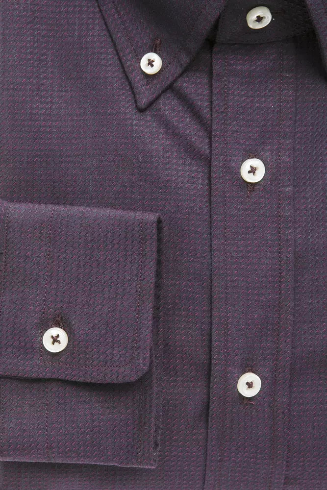 Robert Friedman Chemise boutonnée élégante en coton noir