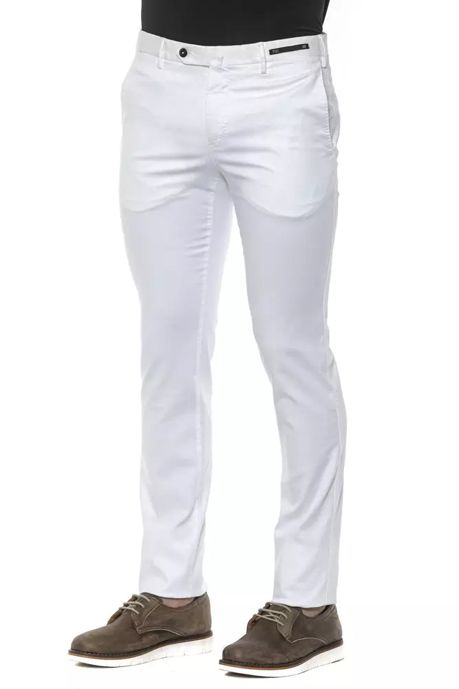 Pantalon blanc super slim PT Torino Chic pour homme