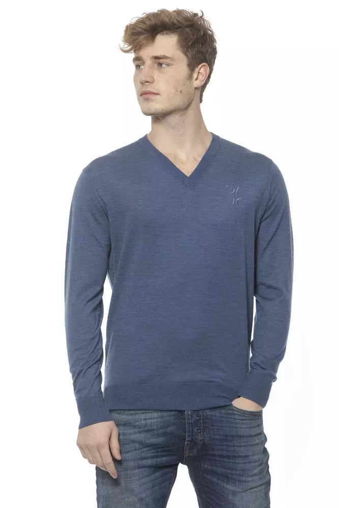 Billionaire Italian Couture Pull élégant en cachemire à col en V pour homme