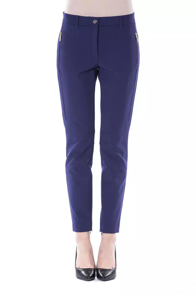 BYBLOS Pantalon slim chic avec poches zippées