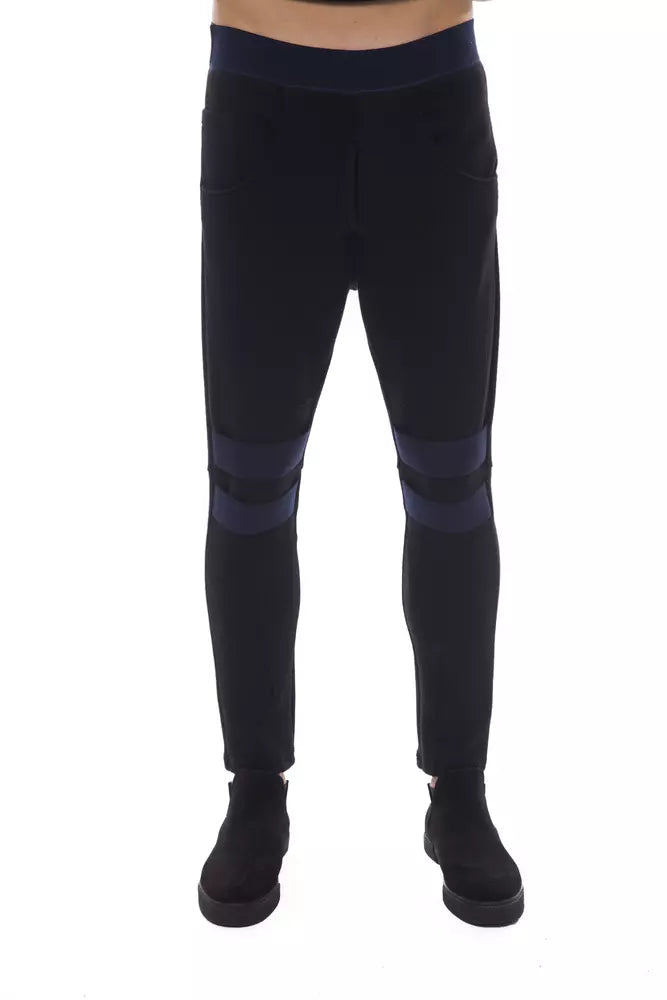 Nicolo Tonetto Pantalon noir élégant pour toutes les occasions