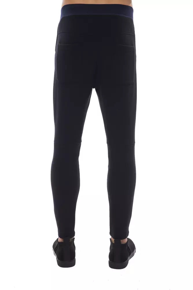 Nicolo Tonetto Pantalon noir élégant pour toutes les occasions