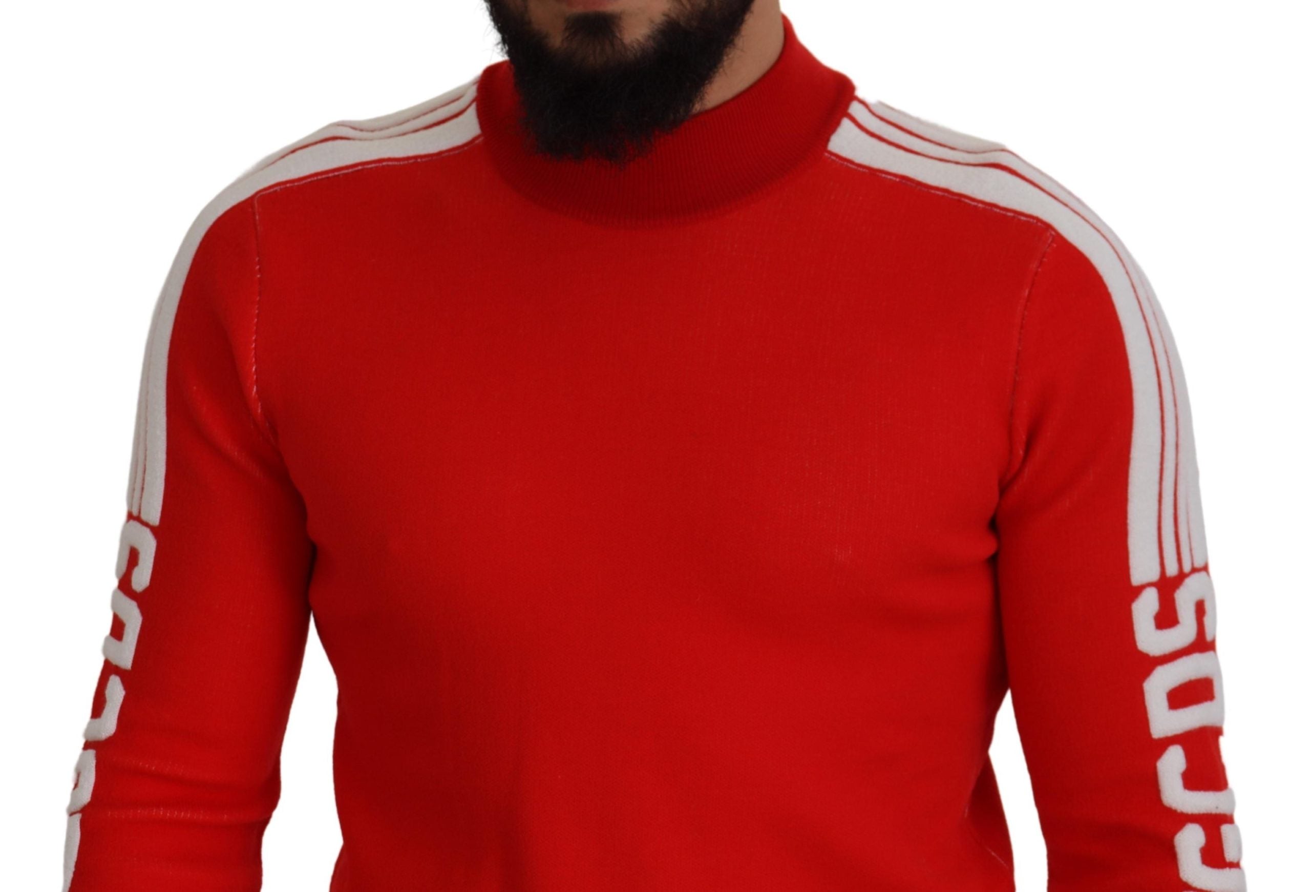 GCDS Pull rouge élégant pour homme