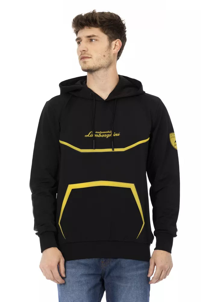 Automobili Lamborghini - Sweat-shirt à capuche élégant avec détails en relief