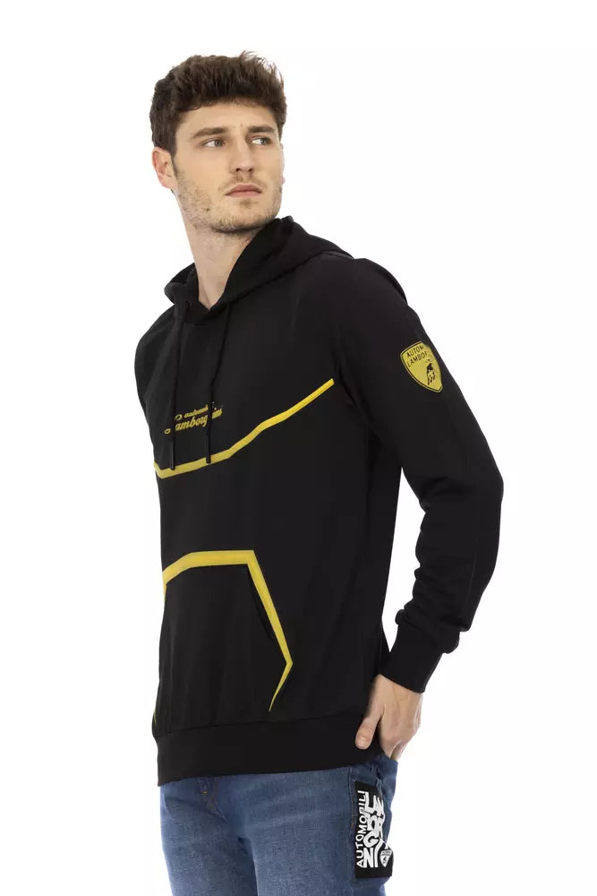 Automobili Lamborghini - Sweat-shirt à capuche élégant avec détails en relief