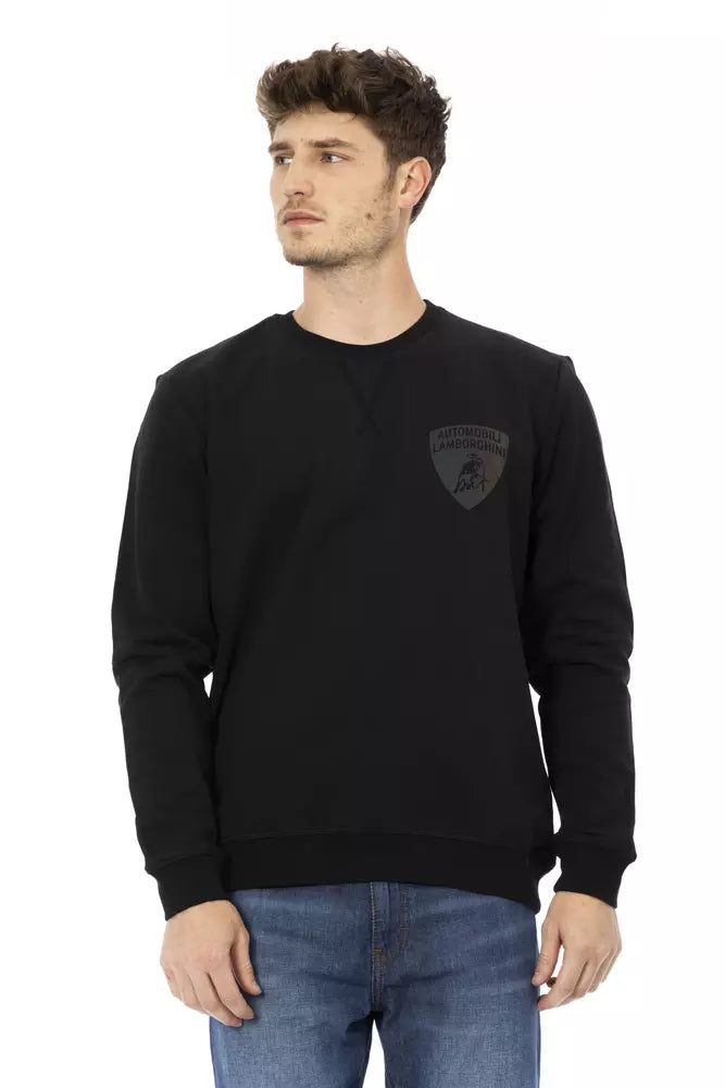 Automobili Lamborghini Sweat-shirt à col rond avec logo élégant Shield