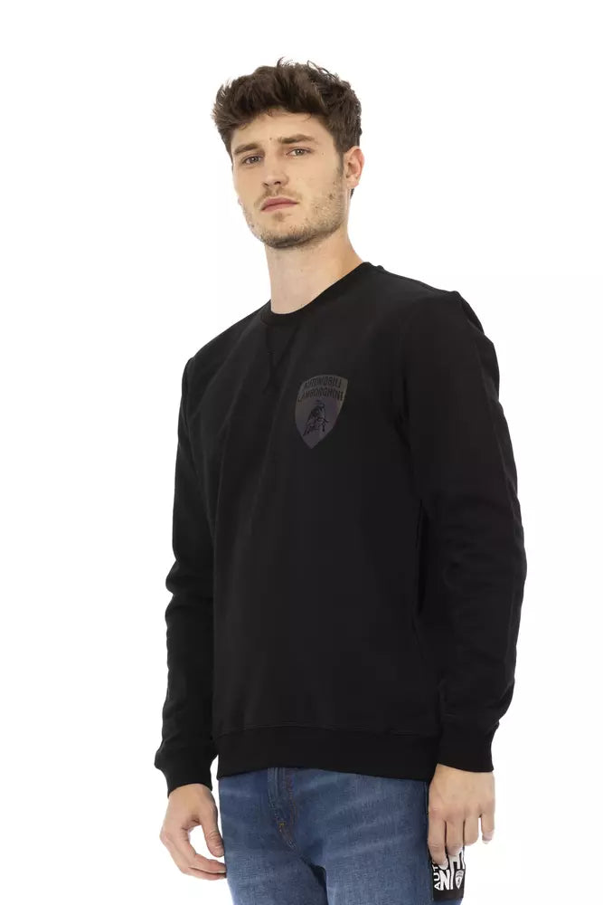 Automobili Lamborghini Sweat-shirt à col rond avec logo élégant Shield