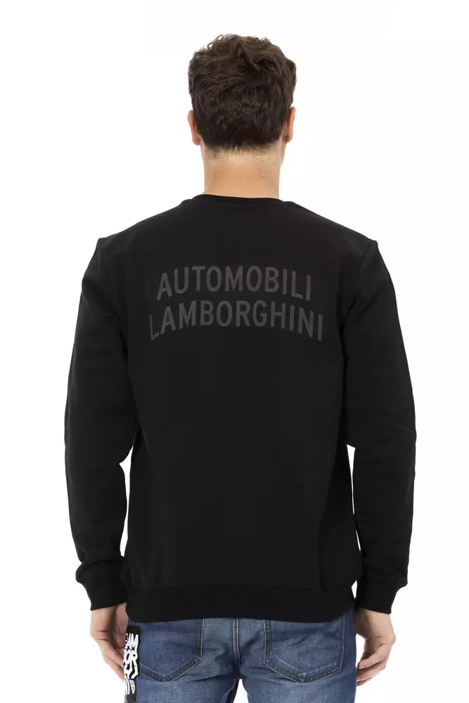 Automobili Lamborghini Sweat-shirt à col rond avec logo élégant Shield