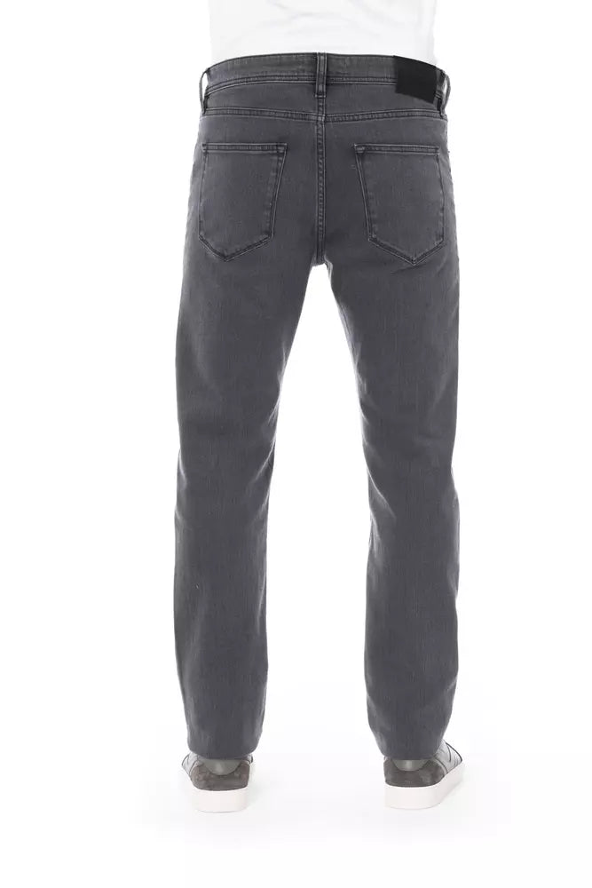 Baldinini Trend Chic Gris Regular Fit Jean Homme