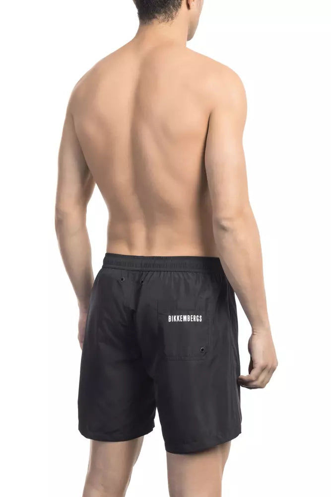 Bikkembergs Short de bain élégant dégradé avec poches