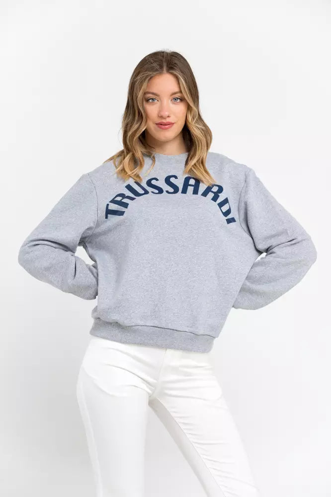 Trussardi Sweat oversize Elevated Casual Chic