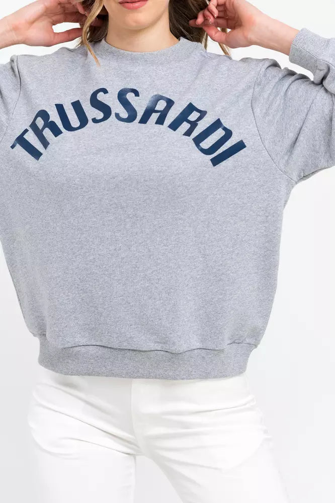 Trussardi Sweat oversize Elevated Casual Chic