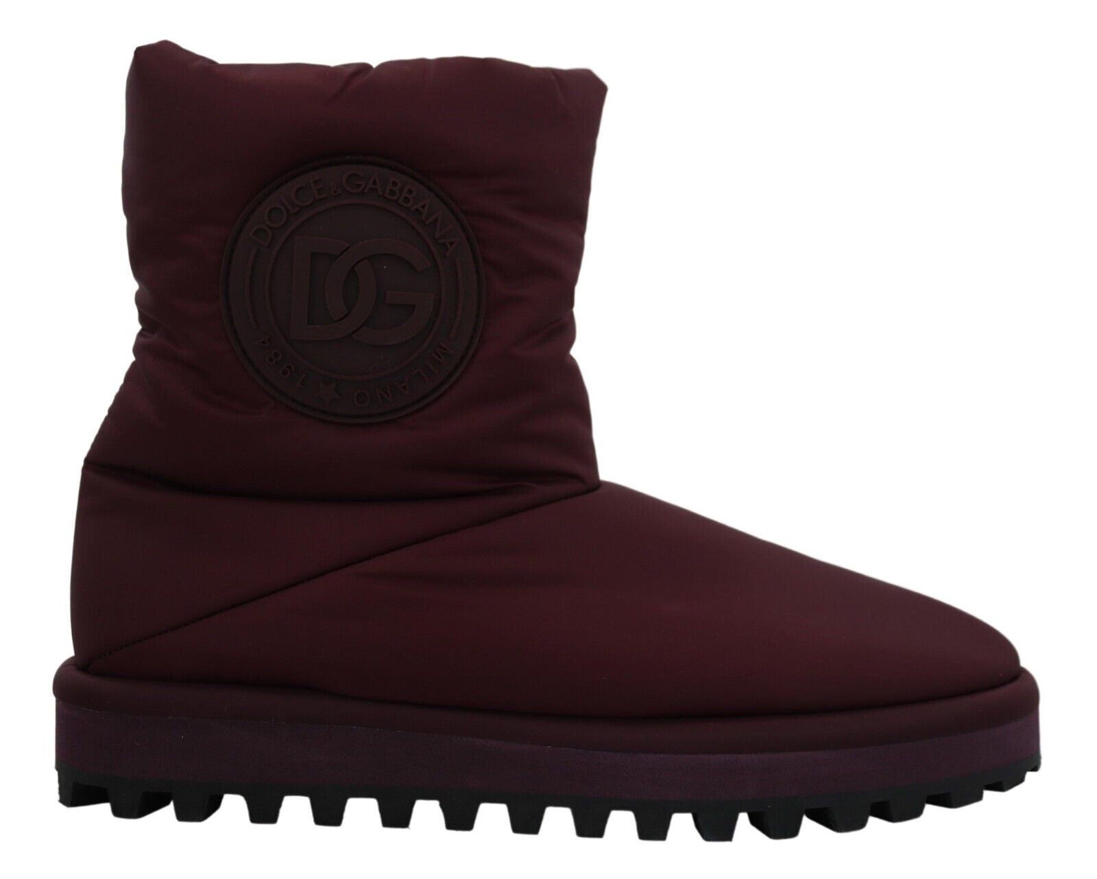 Dolce &amp; Gabbana Bottes mi-mollet élégantes bordeaux