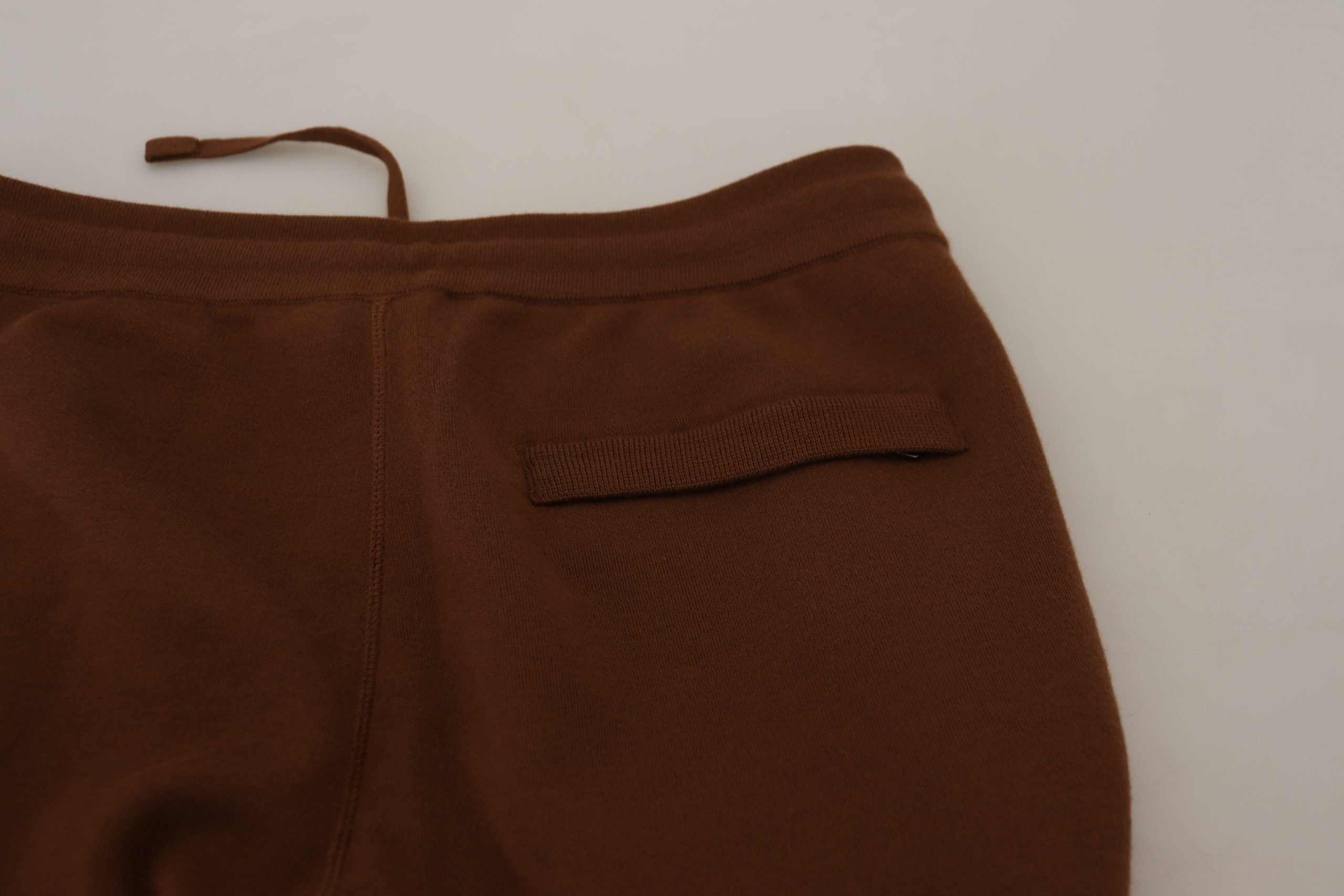 Dolce &amp; Gabbana Pantalon de jogging élégant en cachemire marron