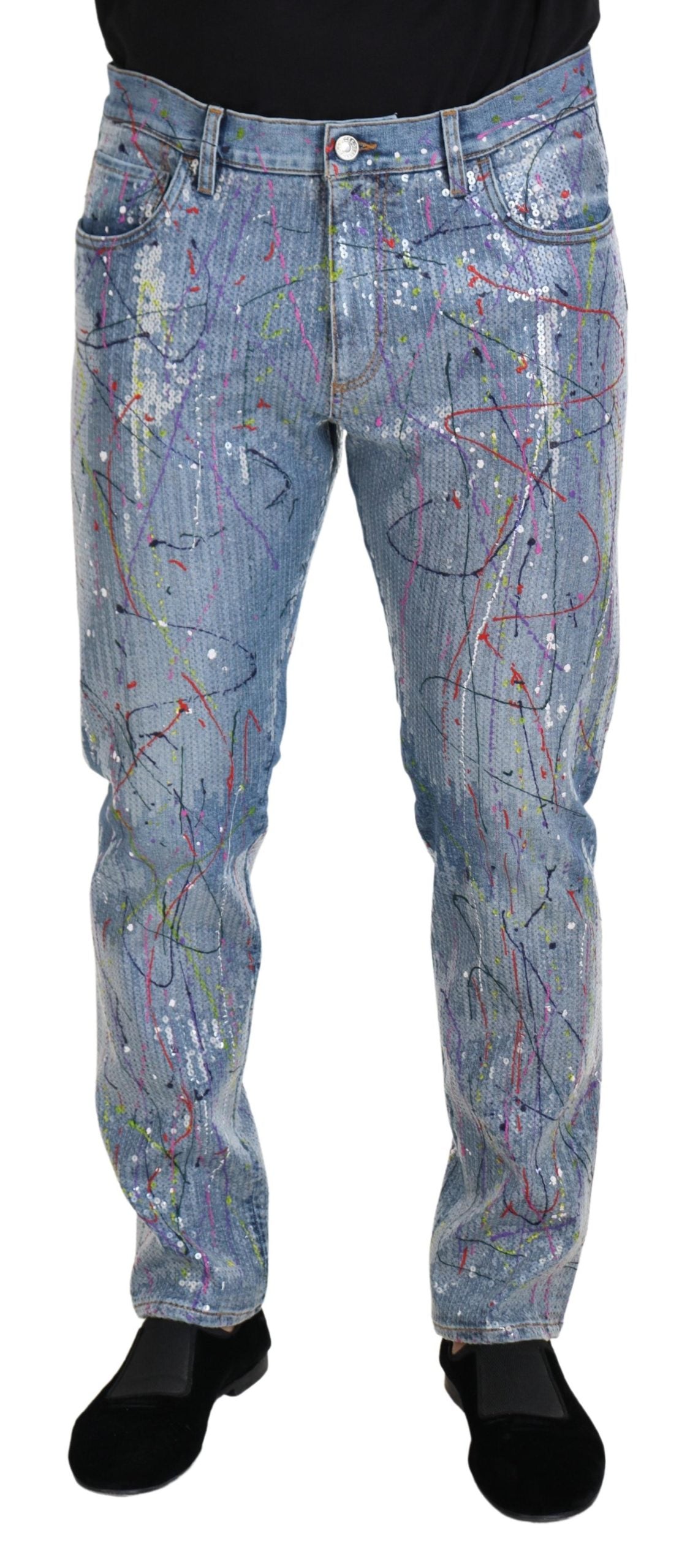 Dolce &amp; Gabbana Pantalon en jean aux couleurs exquises