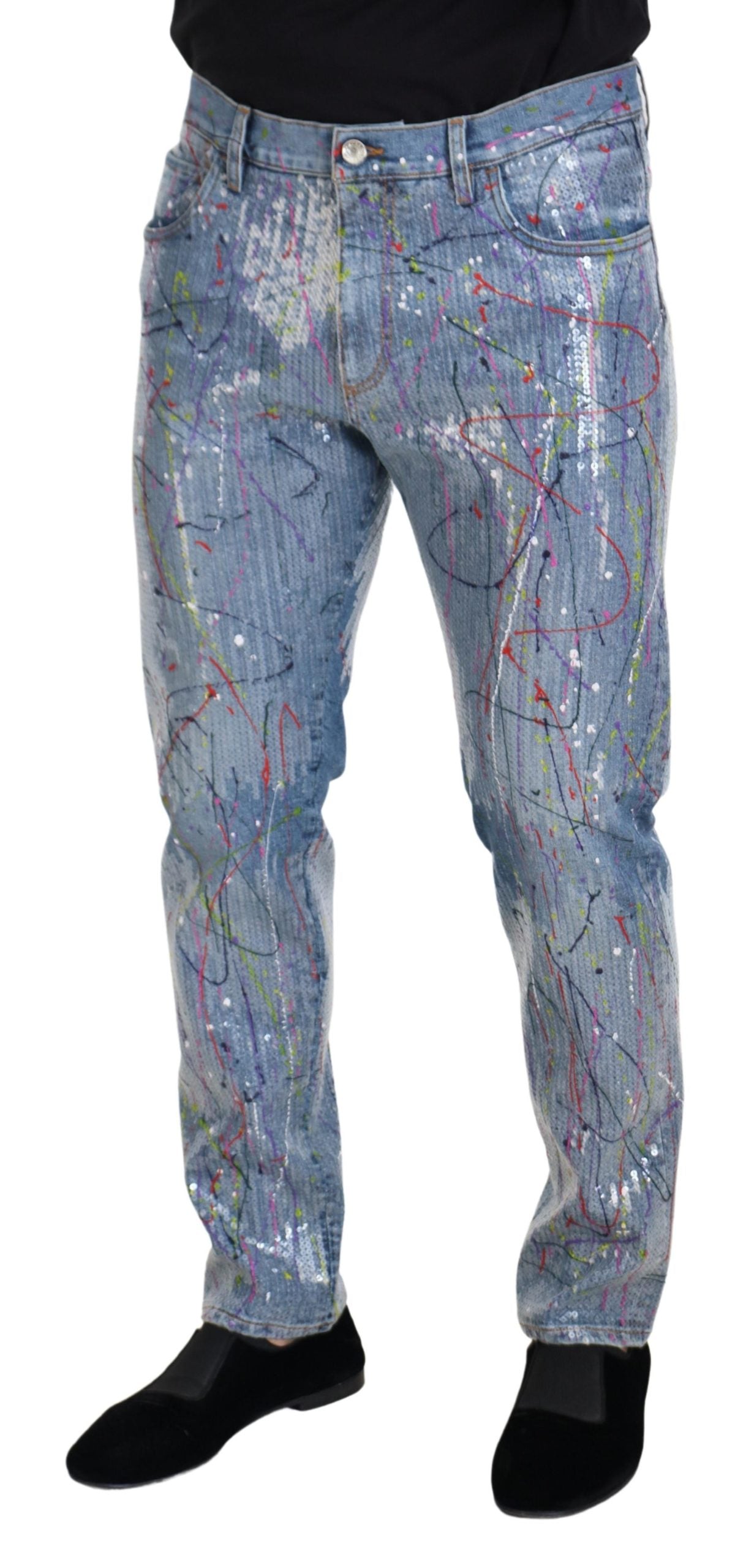 Dolce &amp; Gabbana Pantalon en jean aux couleurs exquises