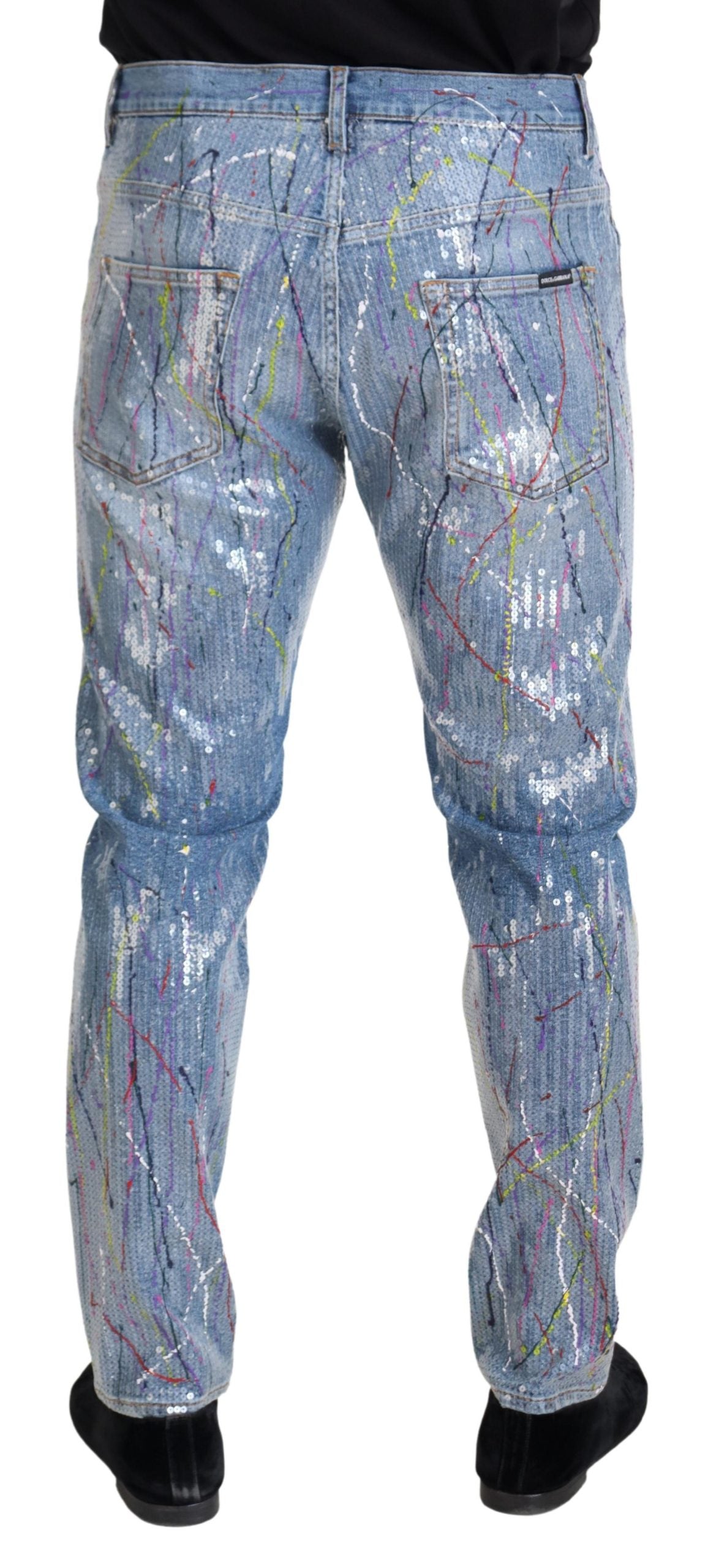 Dolce &amp; Gabbana Pantalon en jean aux couleurs exquises