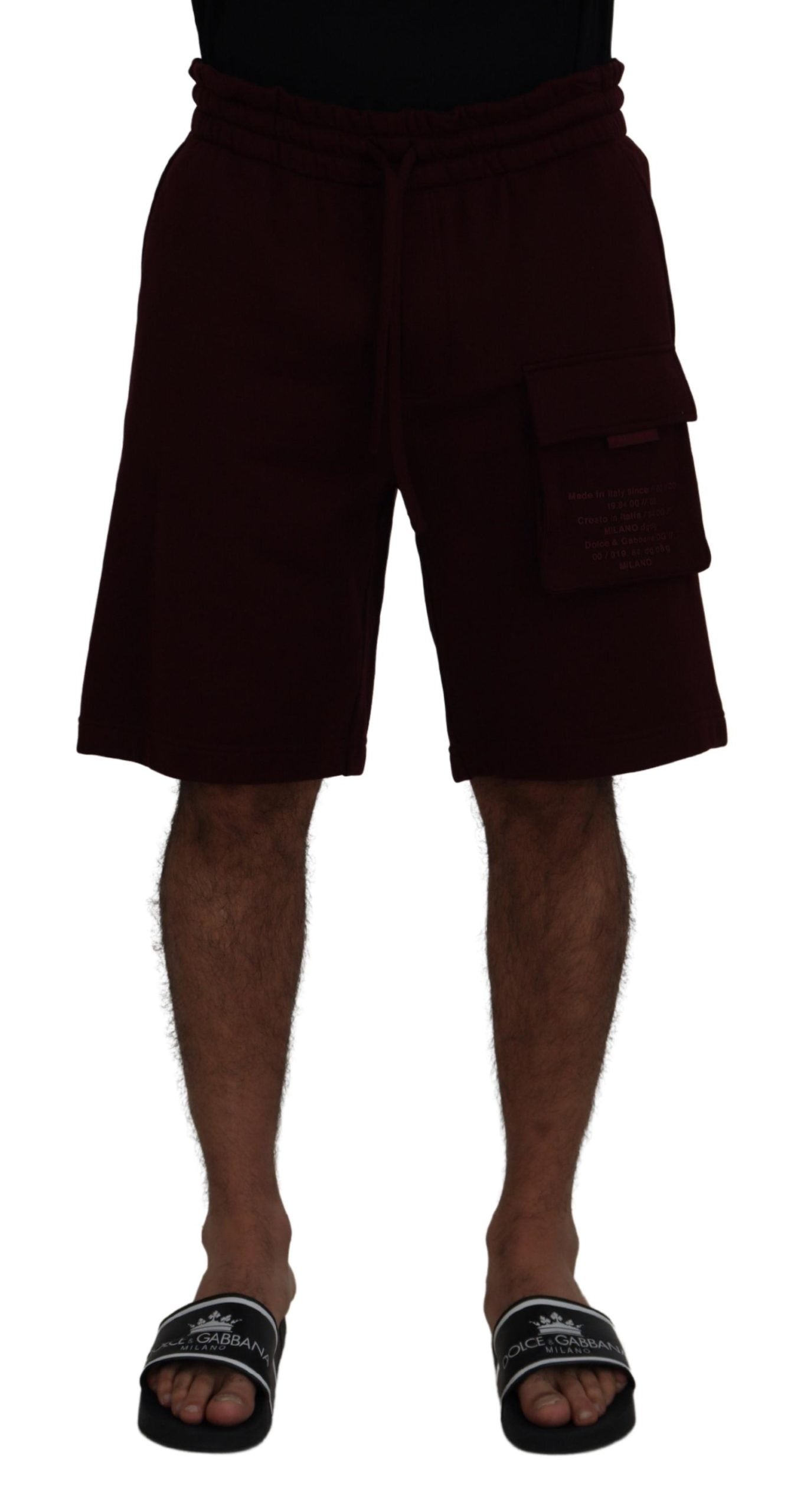 Dolce &amp; Gabbana Short ajusté élégant marron