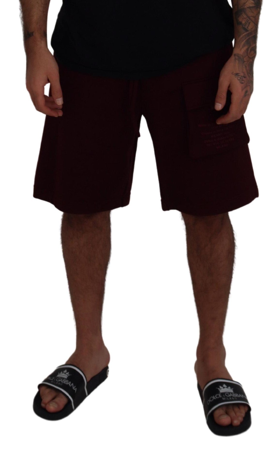 Dolce &amp; Gabbana Short ajusté élégant marron