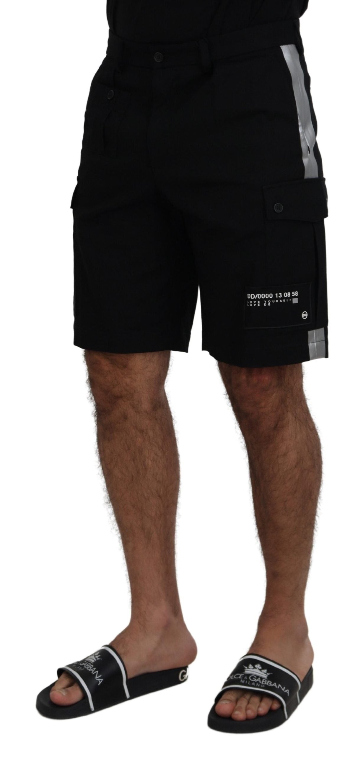 Dolce &amp; Gabbana Short noir élégant MainLine