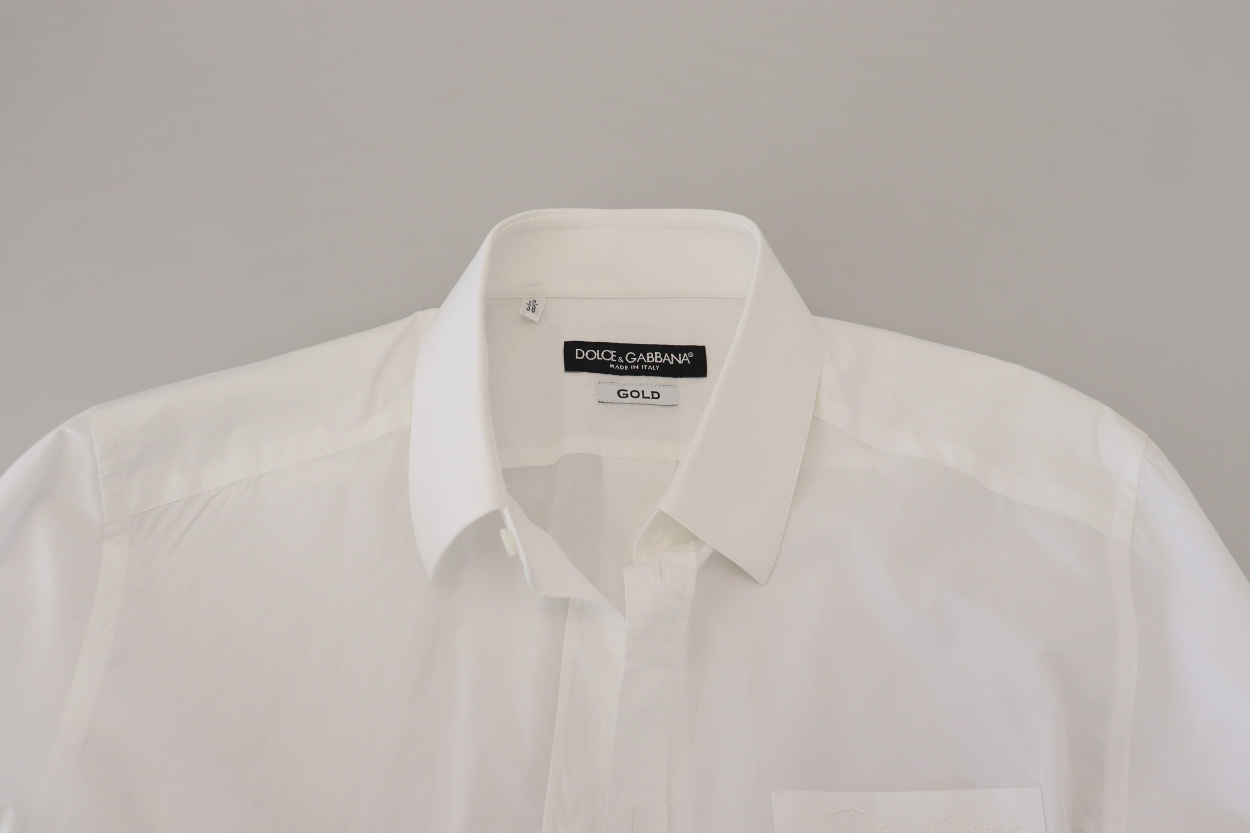 Dolce & Gabbana Elegant White Slim Fit Dress Shirt