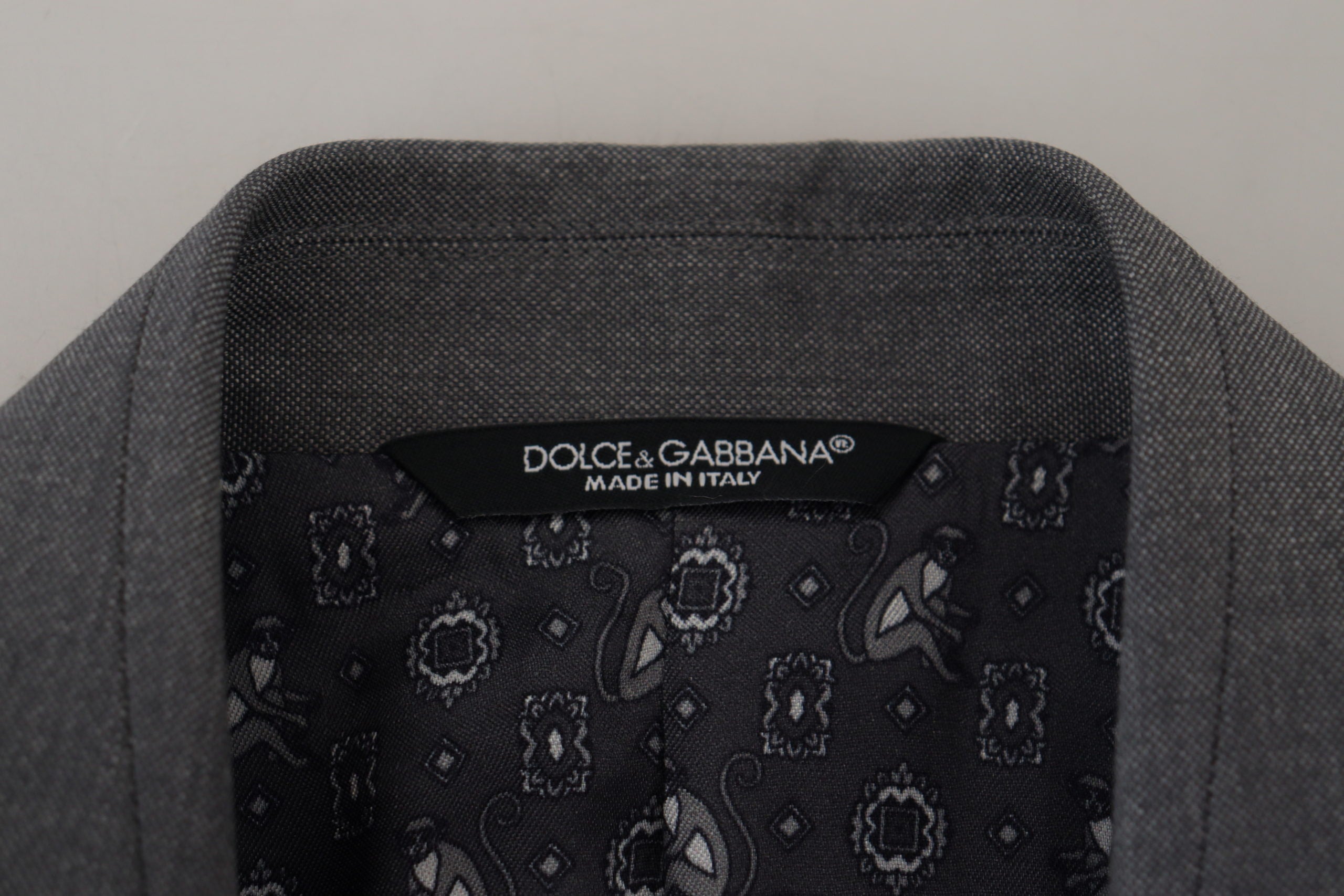 Dolce &amp; Gabbana Veste blazer Sicilia élégante gris clair