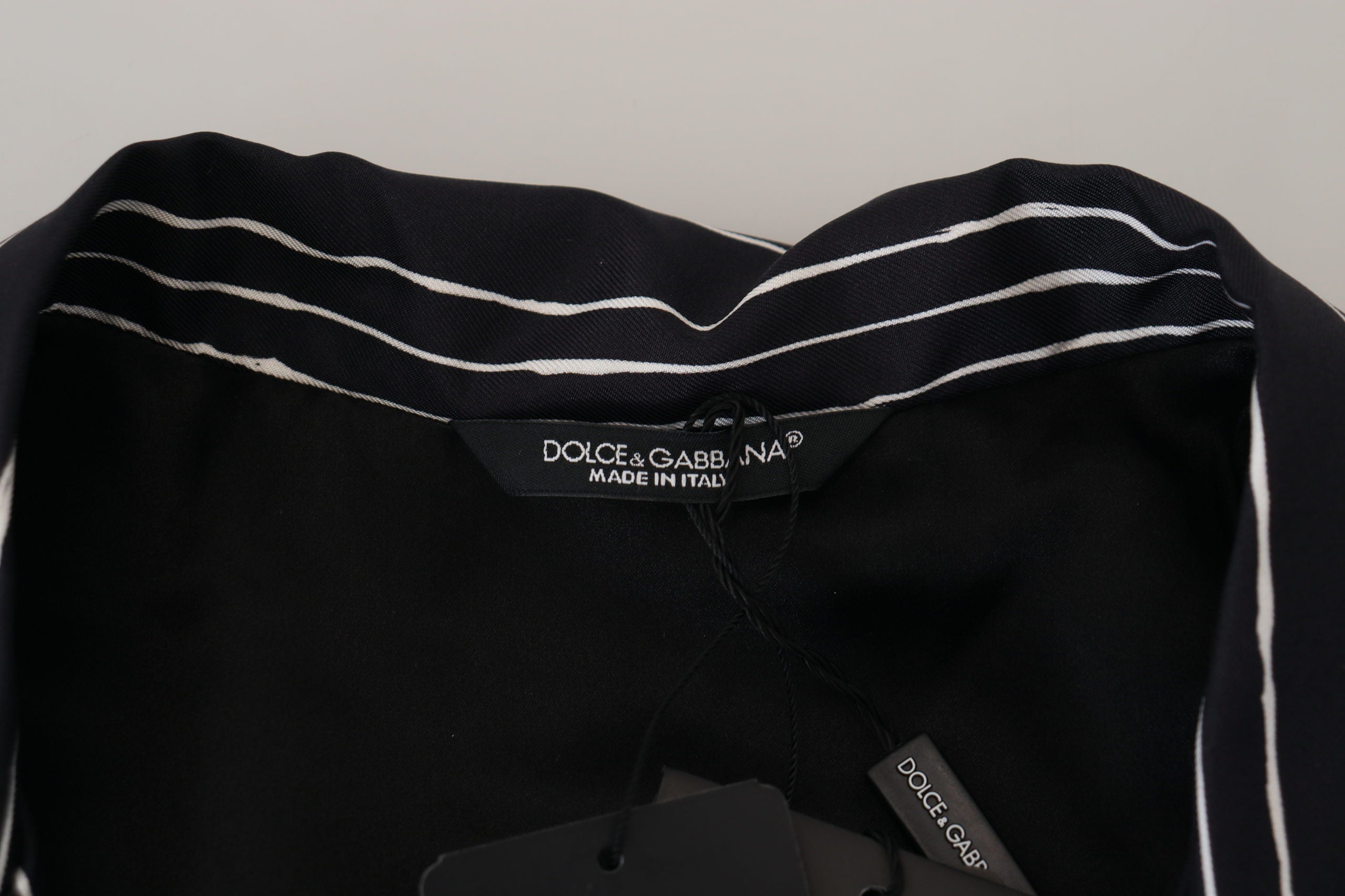 Dolce &amp; Gabbana Veste de pyjama élégante en soie