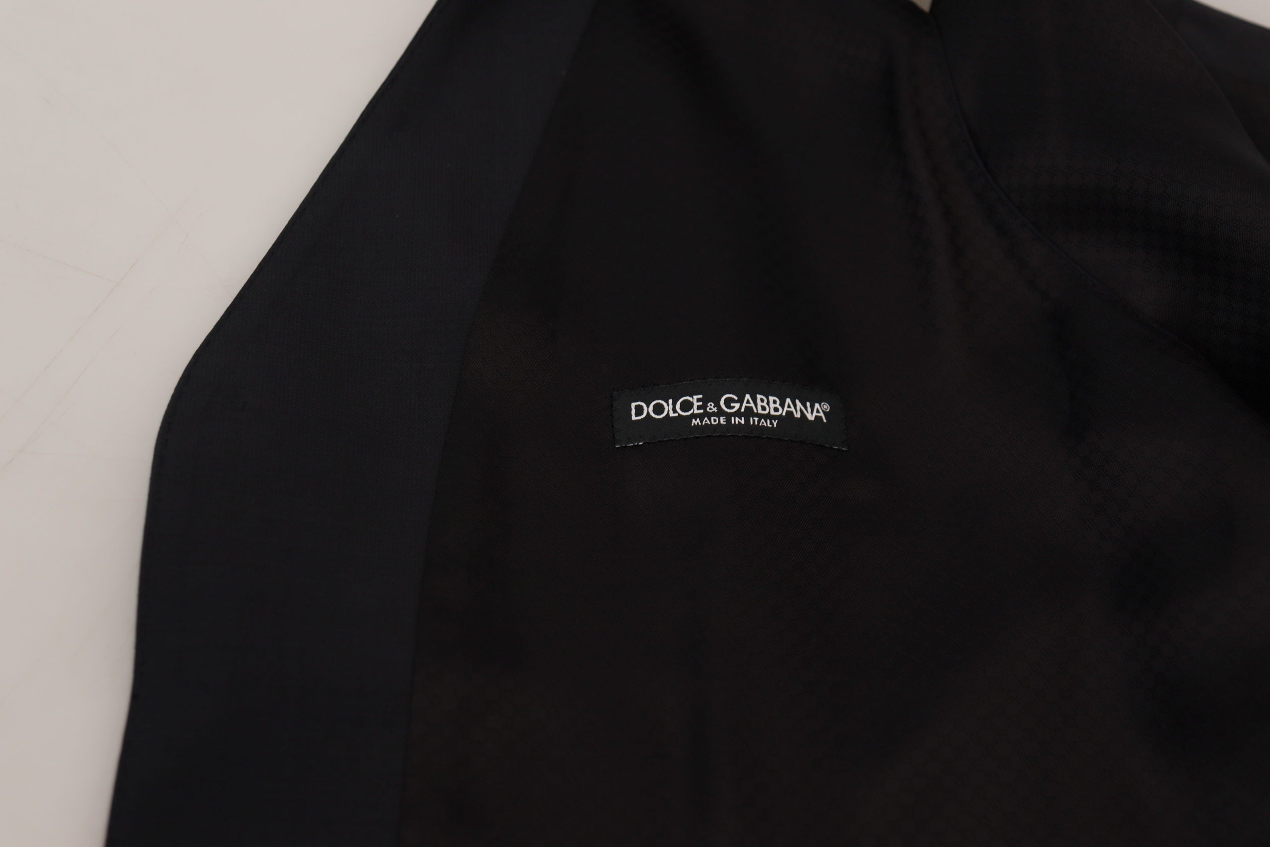 Dolce &amp; Gabbana Gilet élégant noir à simple boutonnage