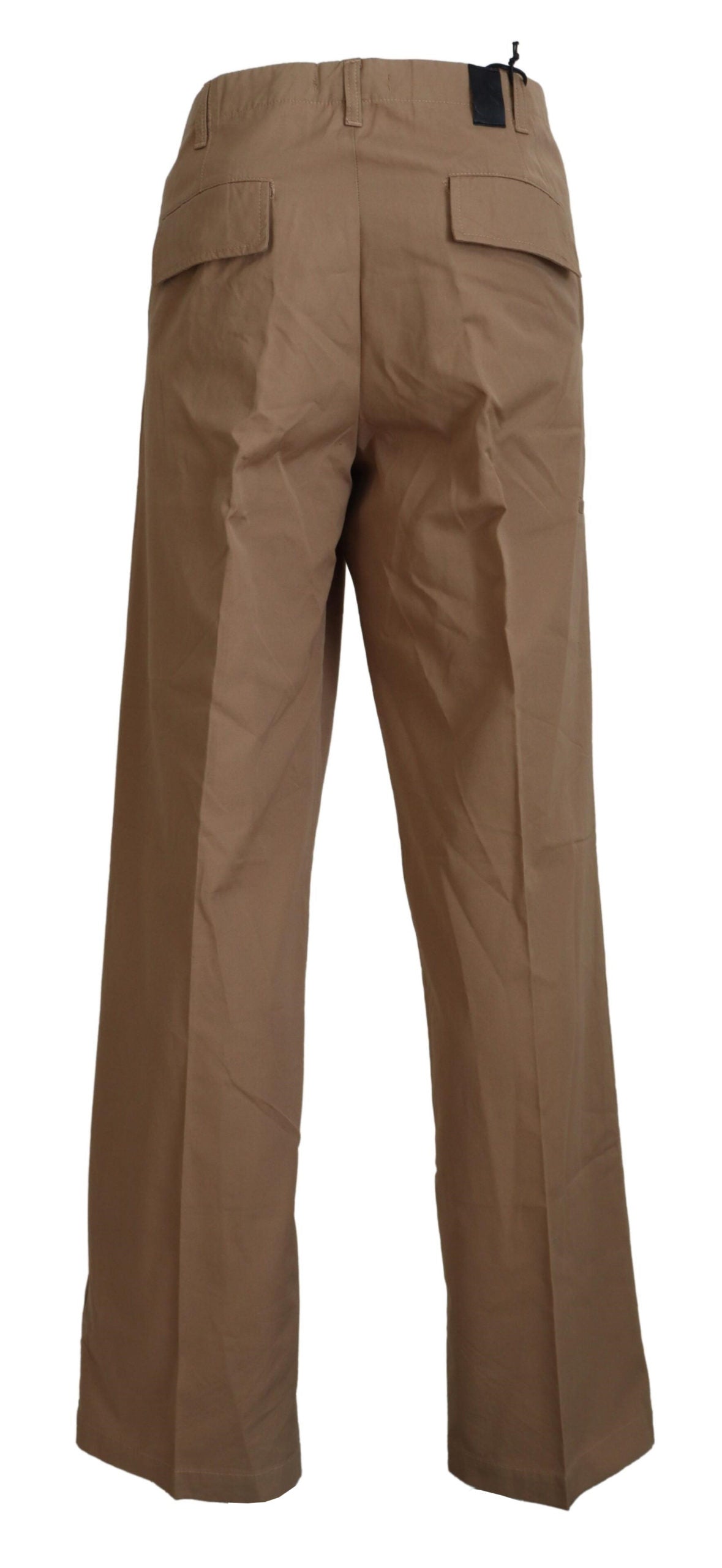 GF Ferre Pantalon chino coupe droite élégant marron