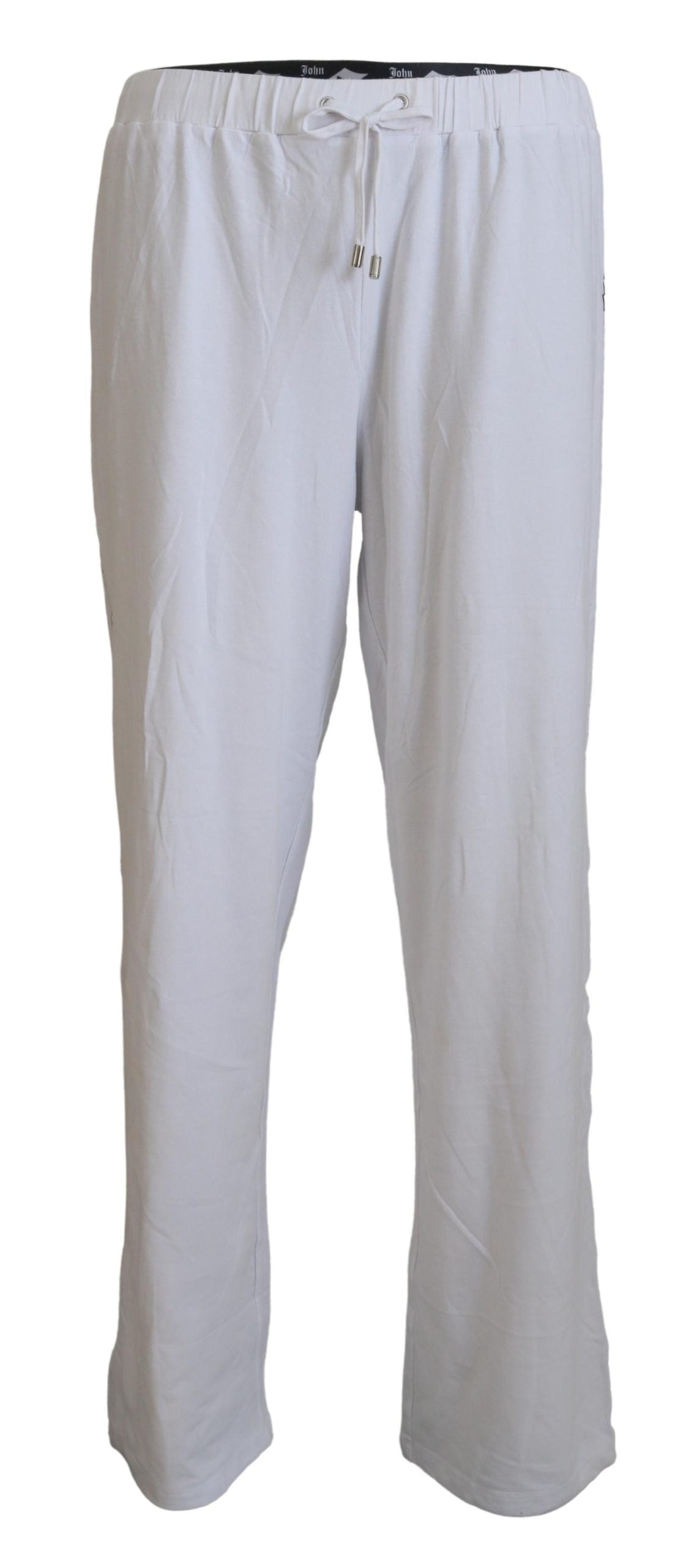 John Galliano Pantalon large élégant en coton