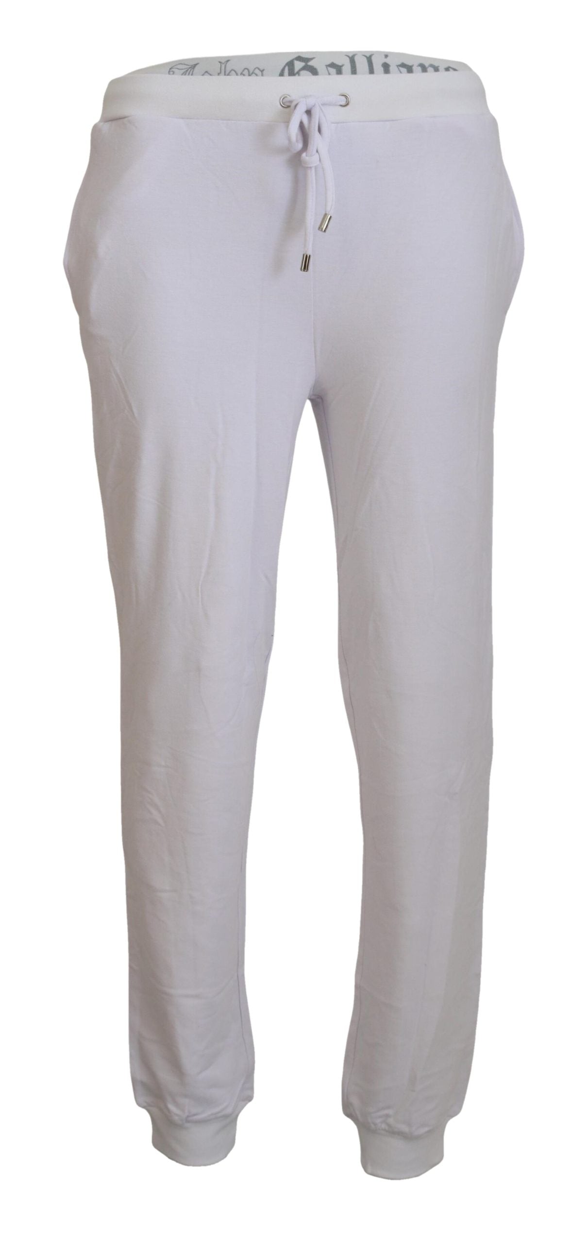 Pantalon de jogging blanc chic John Galliano - Casual Elegance