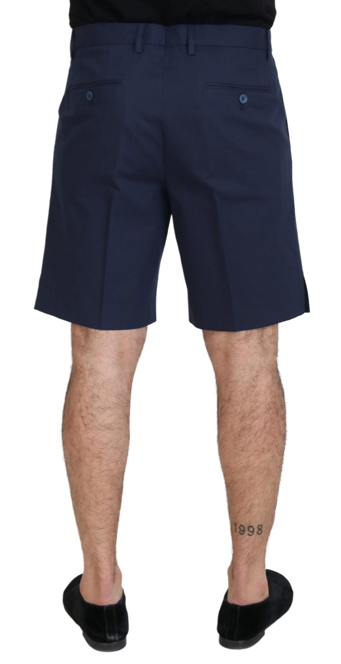 Dolce &amp; Gabbana Short chino bleu élégant