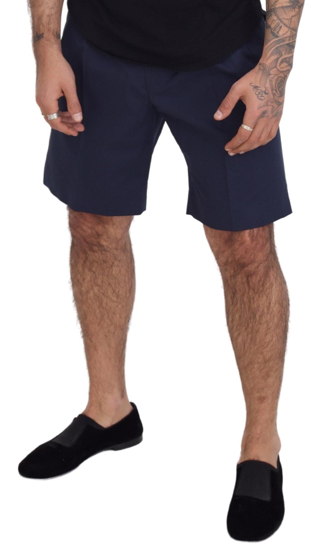 Dolce &amp; Gabbana Short chino bleu élégant