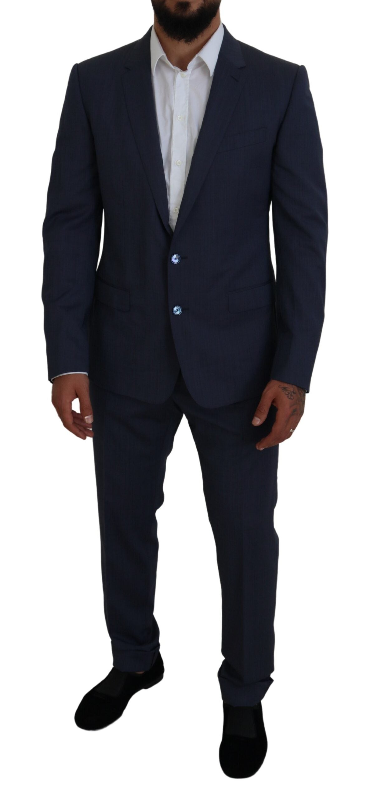 Dolce &amp; Gabbana Costume slim bleu élégant pour homme Martini