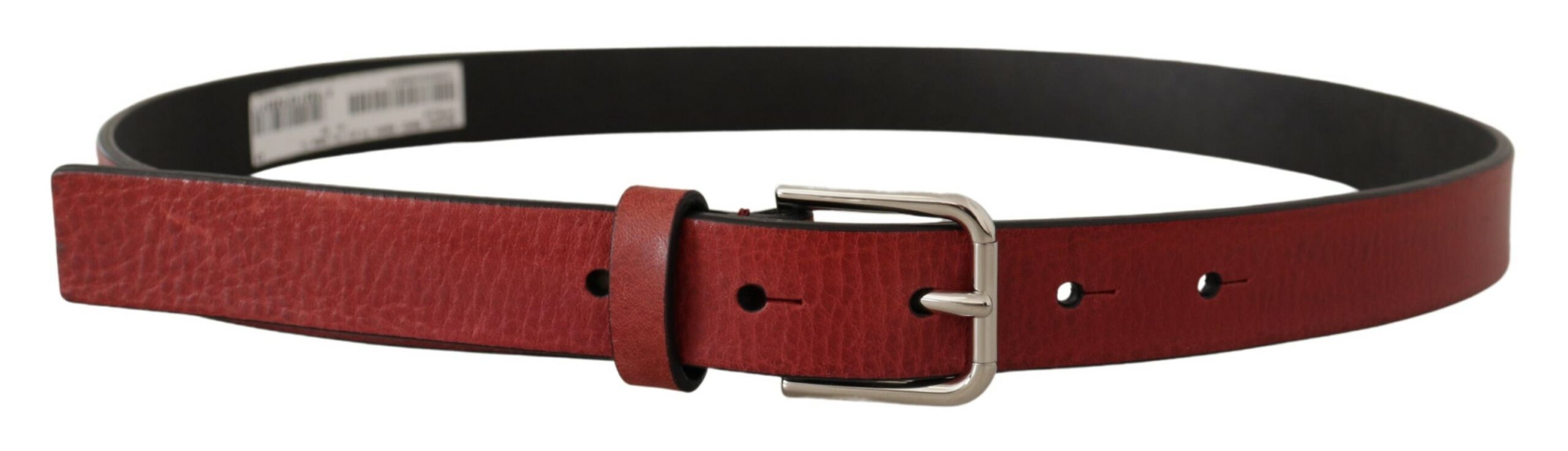 Dolce &amp; Gabbana Ceinture élégante en cuir italien marron